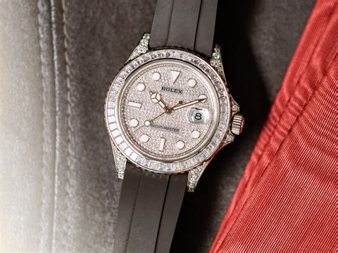 rolex diamond lugs|Rolex baguette cut diamond.